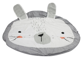 Коврик тренировочный кролик Ikonka, серый цена и информация | Коврики для младенцев | kaup24.ee