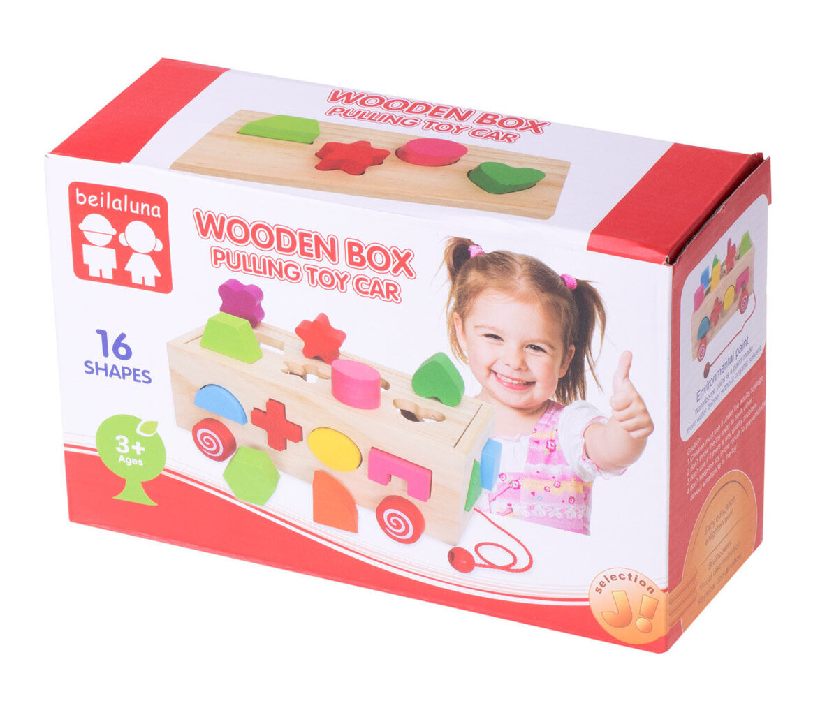 Arendav puidust mänguasi kujundite õppimiseks цена и информация | Imikute mänguasjad | kaup24.ee