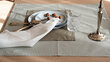 Linased ja puuvillased salvrätikud, valged, 45 x 45 cm hind ja info | Laudlinad, lauamatid, servjetid | kaup24.ee