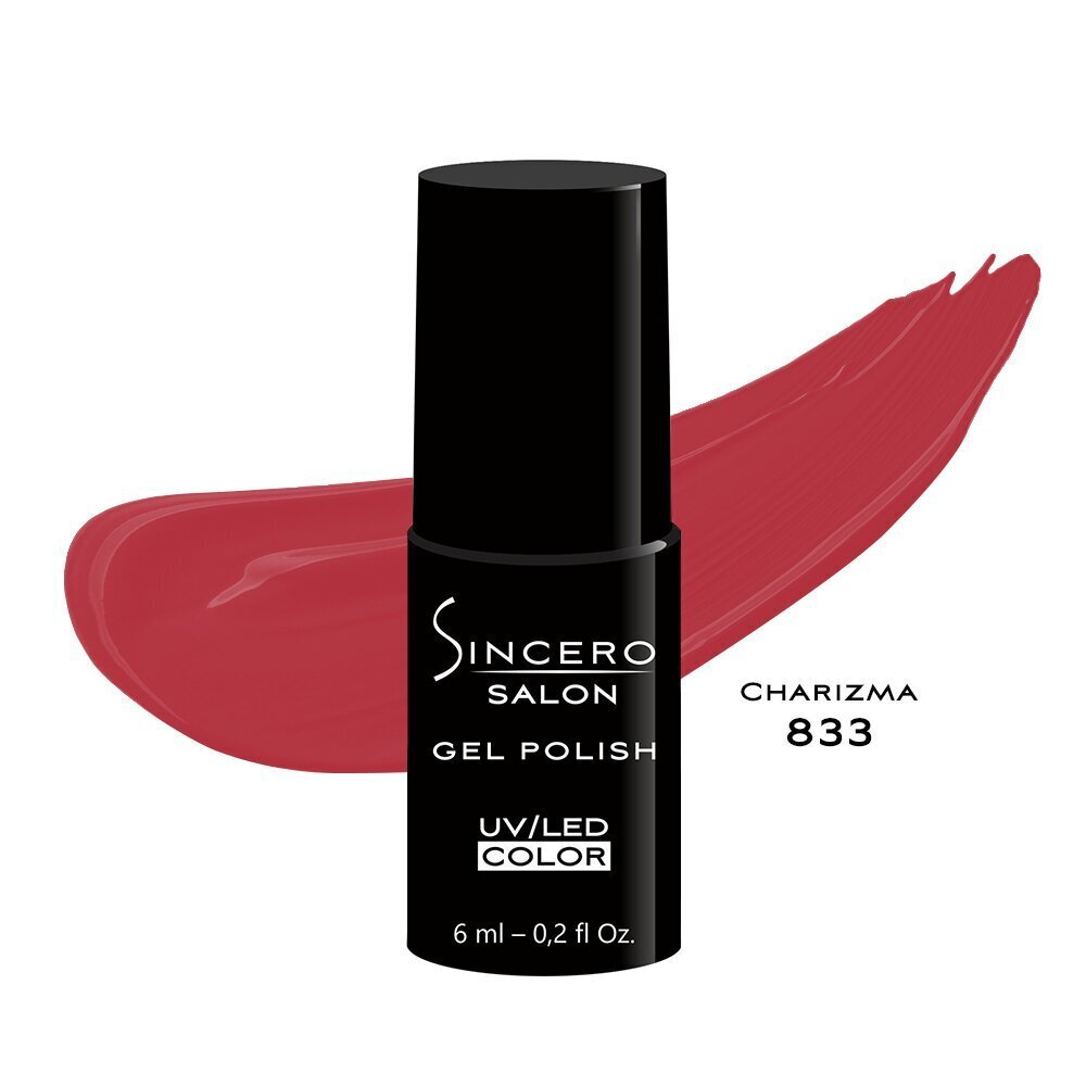 Geelküünelakk "Sincero Salon", 6 ml, Black shadow, 657 hind ja info | Küünelakid, küünetugevdajad | kaup24.ee