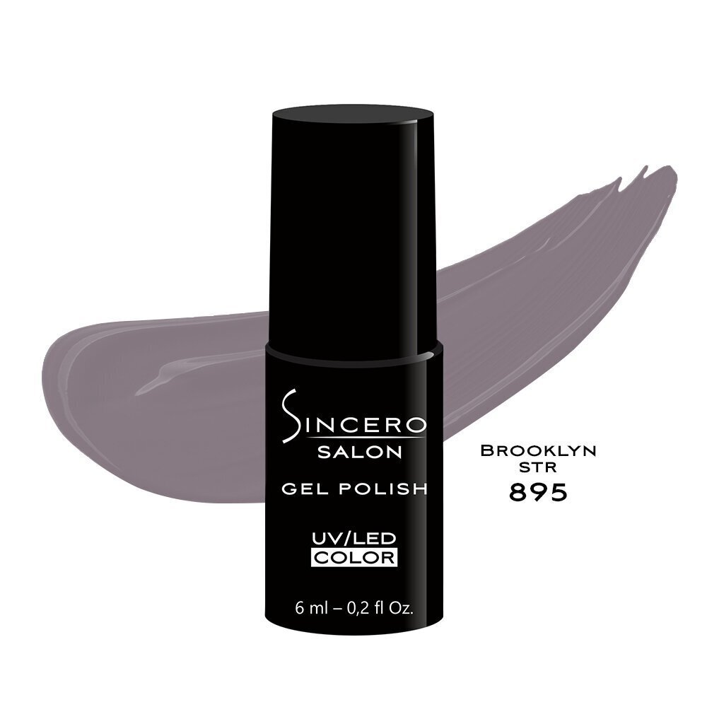 Geelküünelakk "Sincero Salon", 6 ml, Black shadow, 657 hind ja info | Küünelakid, küünetugevdajad | kaup24.ee