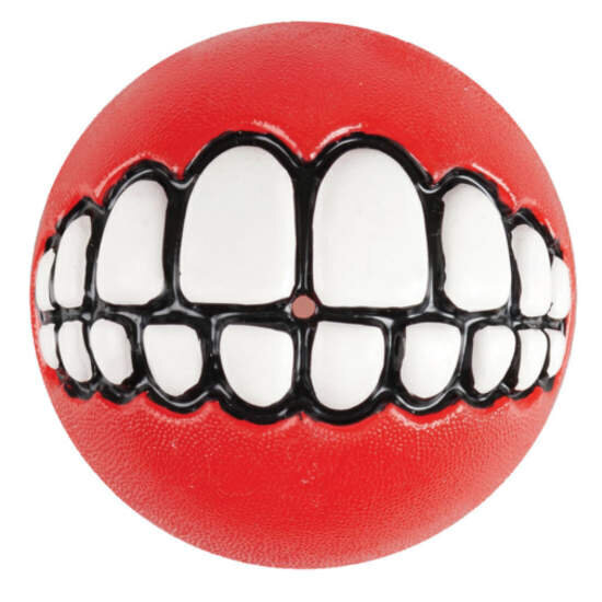 Rogz Grinz Red punane pall, 78mm цена и информация | Mänguasjad koertele | kaup24.ee