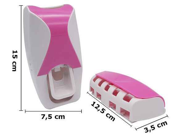 Hambaharjatops hambapasta dosaatoriga цена и информация | Vannitoa sisustuselemendid ja aksessuaarid | kaup24.ee