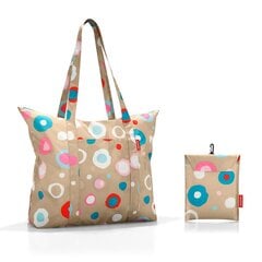 Reisi- ja ostukott 25L kokkupandav, Funky dots 4/48 hind ja info | Poekotid | kaup24.ee