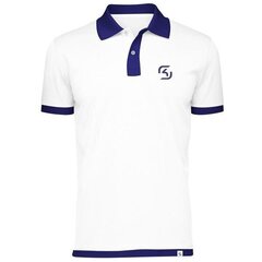 SK Gaming Polo, Baltas M цена и информация | Атрибутика для игроков | kaup24.ee