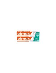 Elmex Hambapasta Anti Caries Protection Duopack 2 x 75 ml цена и информация | Для ухода за зубами | kaup24.ee