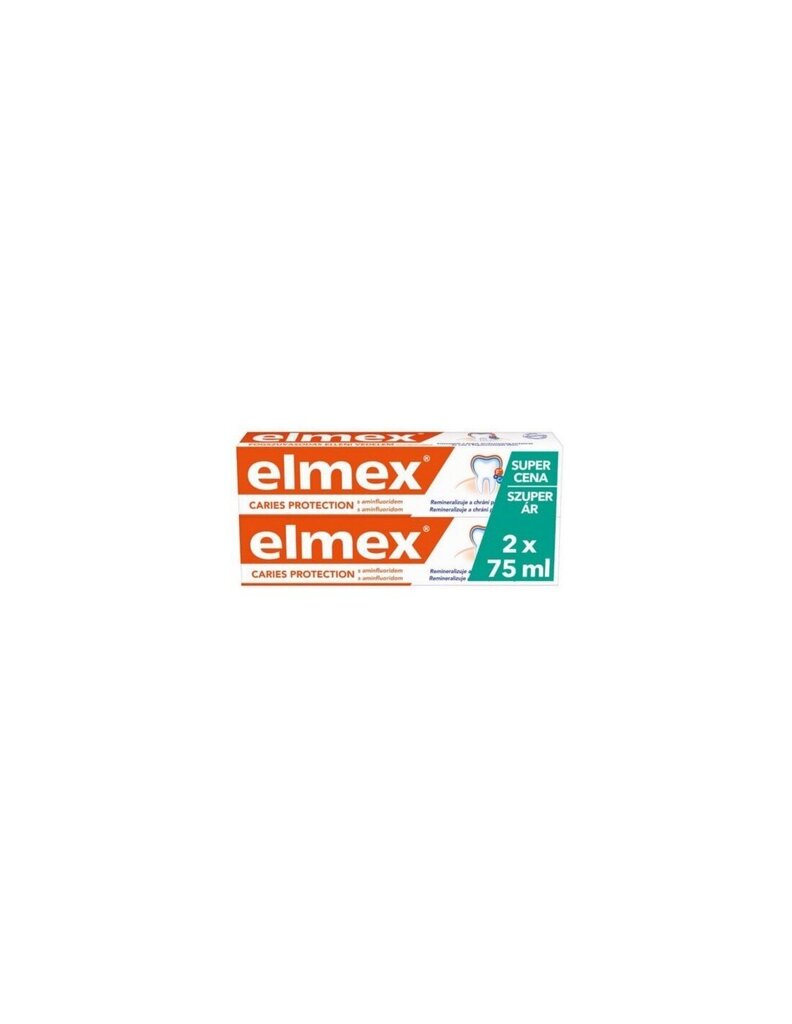 Elmex Hambapasta Anti Caries Protection Duopack 2 x 75 ml hind ja info | Suuhügieen | kaup24.ee
