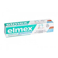 Elmex Sensitiv e Teeth Whitening hambapasta valgendav Duopack 2x 75 ml hind ja info | Suuhügieen | kaup24.ee