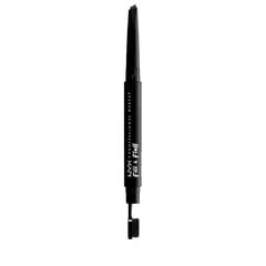 Карандаш для бровей Nyx Fill & Fluff eyebrow pomade pencil brunette, 0.2 г цена и информация | Тушь, средства для роста ресниц, тени для век, карандаши для глаз | kaup24.ee