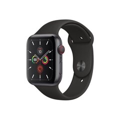 Apple Watch Series 5 44mm GPS + Cellular, Space gray (kasutatud, seisukord A) hind ja info | Nutikellad (smartwatch) | kaup24.ee