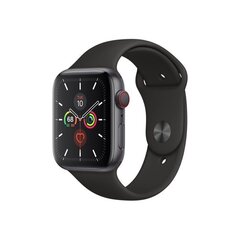 Apple Watch Series 5 44mm GPS + Cellular, Space gray (kasutatud, seisukord A) цена и информация | Смарт-часы (smartwatch) | kaup24.ee