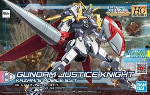 Сборная модель Bandai, HGBD:R Gundam Justice Knight, 1/144, 58203 цена и информация | Конструкторы и кубики | kaup24.ee