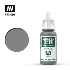 Light Rubber 17 ml. Panzer Aces 70305 Vallejo hind ja info | Kunstitarbed, voolimise tarvikud | kaup24.ee