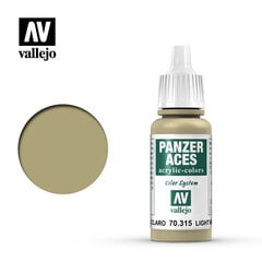 Light Mud 17 ml. Panzer Aces 70315 Vallejo hind ja info | Kunstitarbed, voolimise tarvikud | kaup24.ee