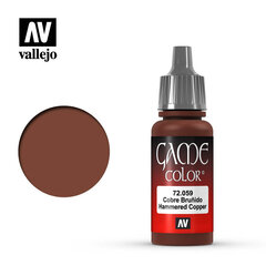 Hammered Copper Metallic 17 ml. Game Color 72059 Vallejo hind ja info | Kunstitarbed, voolimise tarvikud | kaup24.ee