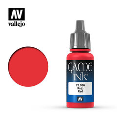 Red Ink 17 ml. Game Color 72086 Vallejo hind ja info | Kunstitarbed, voolimise tarvikud | kaup24.ee