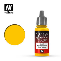 Краска акриловая Game Color Vallejo Gold Yellow 17 мл цена и информация | Принадлежности для рисования, лепки | kaup24.ee