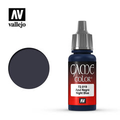 Night Blue 17 ml. Game Color 72019 Vallejo hind ja info | Kunstitarbed, voolimise tarvikud | kaup24.ee