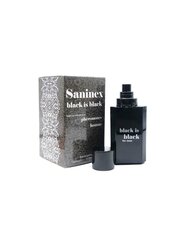 Аромат дла мужщин с феромонами Saninex Black Is Black Scent For Men With Pheromones, 100 мл цена и информация | Лубриканты | kaup24.ee