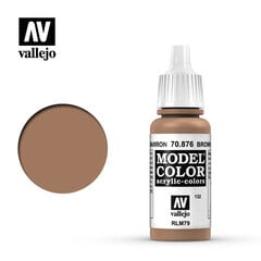 Brown Sand Matt 17 ml. Model Color 70876 Vallejo hind ja info | Kunstitarbed, voolimise tarvikud | kaup24.ee