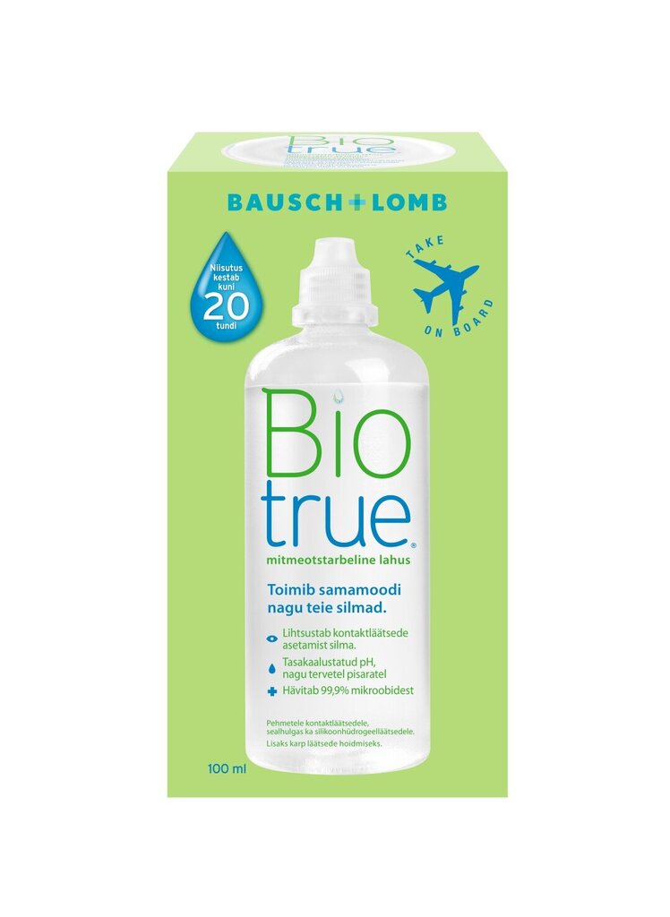 Bausch+Lomb Biotrue 100 ml läätsevedelik цена и информация | Läätsevedelikud | kaup24.ee