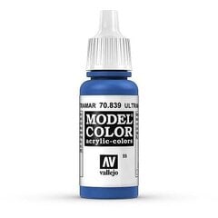 Ultramarine Matt 17 ml. Model Color 70839 Vallejo hind ja info | Kunstitarbed, voolimise tarvikud | kaup24.ee