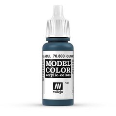 Gunmetal Blue Metallic 17 ml. Model Color 70800 Vallejo hind ja info | Kunstitarbed, voolimise tarvikud | kaup24.ee