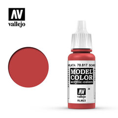 Scarlet Matt 17 ml. Model Color 70817 Vallejo hind ja info | Kunstitarbed, voolimise tarvikud | kaup24.ee