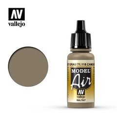 Camouflage Gray 17 ml. Model Air 71118 Vallejo hind ja info | Kunstitarbed, voolimise tarvikud | kaup24.ee