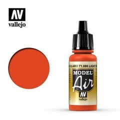 Light Red 17 ml. Model Air 71086 Vallejo hind ja info | Kunstitarbed, voolimise tarvikud | kaup24.ee