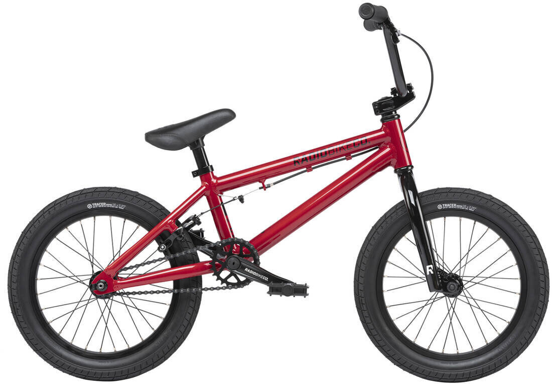 BMX Freestyle jalgratas Radio Dice 16 "2021, Candy Red hind ja info | Jalgrattad | kaup24.ee