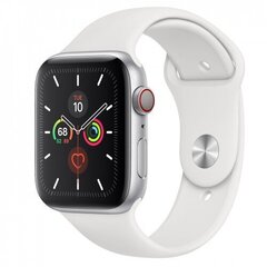 Apple Watch Series 5 44mm GPS + Cellular, Stainless Steel Silver (kasutatud, seisukord A) цена и информация | Смарт-часы (smartwatch) | kaup24.ee