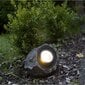Päikesepatarei toitega kivikujuline valgusti 20 x 16 x 12 cm hind ja info | Aia- ja õuevalgustid | kaup24.ee