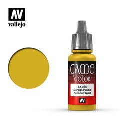 Polished Gold Metallic 17 ml. Game Color 72055 Vallejo hind ja info | Kunstitarbed, voolimise tarvikud | kaup24.ee