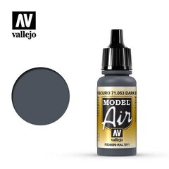 Акриловая краска Model Air Vallejo, Dark Sea Gray 71053, 17 мл цена и информация | Принадлежности для рисования, лепки | kaup24.ee