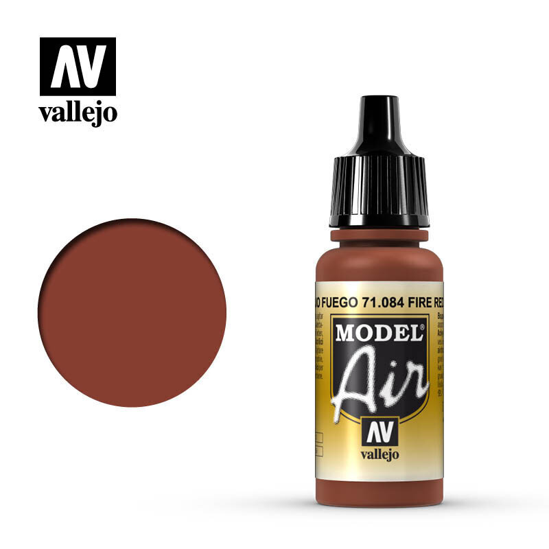 Fire Red 17 ml. Model Air Vallejo 71084 цена и информация | Kunstitarbed, voolimise tarvikud | kaup24.ee