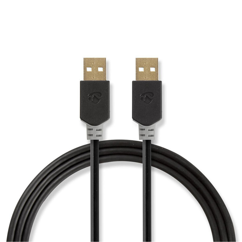 Kaabel USB 2.0 A otsik - USB A otsik 2.0m цена и информация | Kaablid ja juhtmed | kaup24.ee