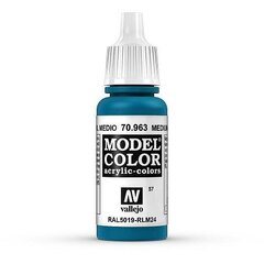 Medium Blue Matt 17 ml. Model Color 70963 Vallejo цена и информация | Принадлежности для рисования, лепки | kaup24.ee