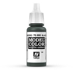 Black Green Matt 17 ml. Model Color 70980 Vallejo hind ja info | Kunstitarbed, voolimise tarvikud | kaup24.ee