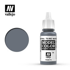 Neutral Grey Matt 17 ml. Model Color 70992 Vallejo hind ja info | Kunstitarbed, voolimise tarvikud | kaup24.ee