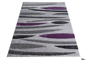 Vaip Fantazija 01 Grey/violet, 80x150 cm hind ja info | Vaibad | kaup24.ee