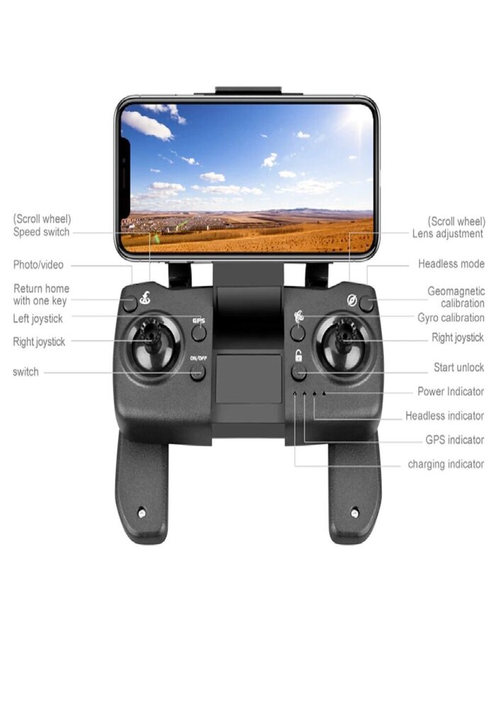 RG101 UAV drooni GPS, hind ja info | Droonid | kaup24.ee