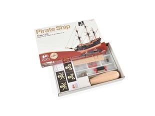 Комплект деревянной модели Amati - Pirate Ship - First Step, 1/135, A600,01 цена и информация | Склеиваемые модели | kaup24.ee