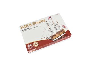 Комплект деревянной модели Amati - H.M.S. Bounty - First Step, 1/135, A600,04 цена и информация | Склеиваемые модели | kaup24.ee