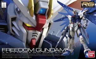 Bandai - RG ZGMF-X10A Freedom Gundam, 1/144, 61614 hind ja info | Klotsid ja konstruktorid | kaup24.ee