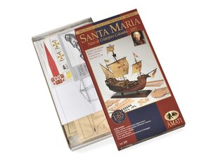 Комплект деревянной модели Amati - Santa Maria Caravel, 1/65, B1409 цена и информация | Склеиваемые модели | kaup24.ee