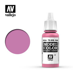 Pink Matt 17 ml. Model Color 70958 Vallejo hind ja info | Kunstitarbed, voolimise tarvikud | kaup24.ee