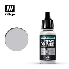 Grey 17 ml. Surface Primer 70601 Vallejo hind ja info | Kunstitarbed, voolimise tarvikud | kaup24.ee