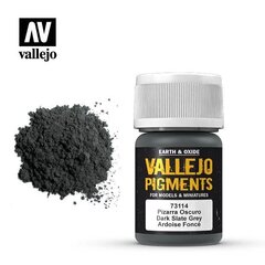 Dark Slate Grey 35 ml. Pigments 73114 Vallejo hind ja info | Kunstitarbed, voolimise tarvikud | kaup24.ee