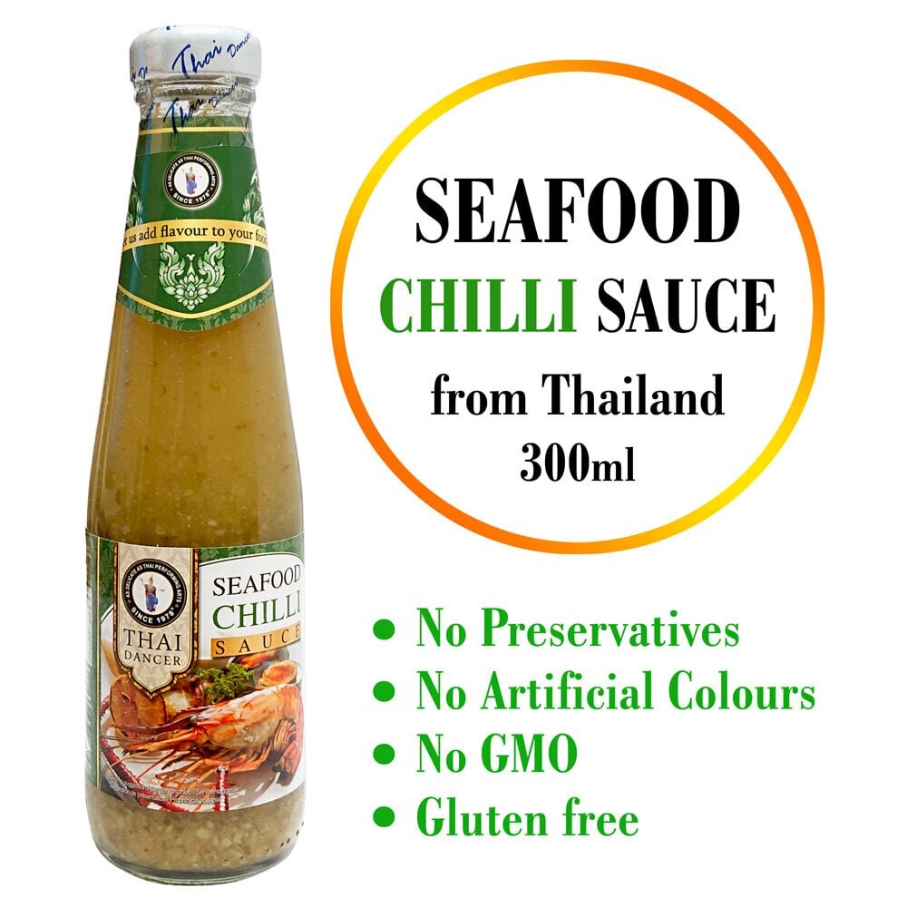 Mereandide tšillikaste, Seafood Chilli Sauce, Thai Dancer, 300ml цена и информация | Kastmed | kaup24.ee